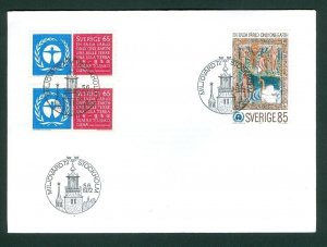 Sweden  Fdc 1972. Environment Conservation. Swan. Engraver Cz. Slania.