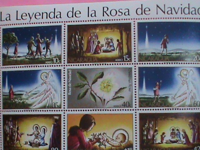 NICARAGUA STAMP: 1972- SC#C821a   CHRISTMAS 1972 -MINT NOT HING S/S SHEET