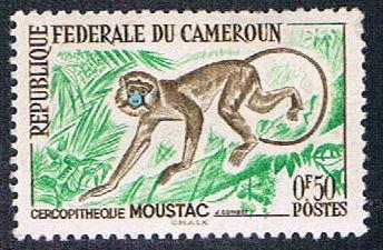 Cameroun 358 MLH Mustache Monkey (BP646)