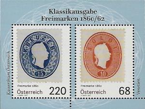 Austria - # 2673 - Stamps of 1860-62 - SS - MNH