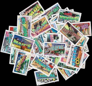 PCBstamps   US #3561-3610 Sgls $17.00(50x34c)Greetings/American, MNH,...