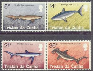 Tristan da Cunha 302-5 MNH 1982 Marine Life