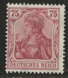 Germany Scott 169a MH* wmk 126 rose lilac 1921 75p Germania 