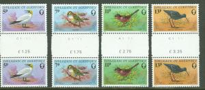 Great Britain-Guernsey # 165-68 Birds GUTTER PAIRS (4) MNH