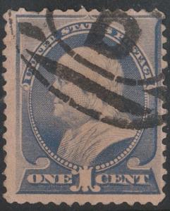 SC#212 1¢ Franklin (1887) Used 