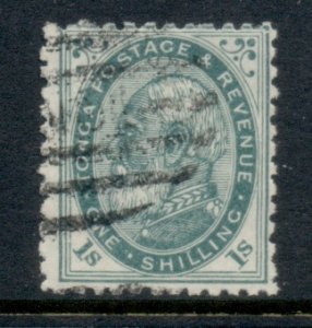 Tonga 1886-92 King George I 1/- Perf 12x11.5 FU