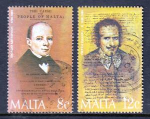 Malta - Scott #668-669 - Used - SCV $2.75