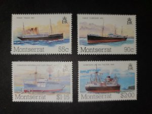 Montserrat #539-42 Complete Set MNH