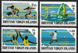 Virgin Is #608-11 MNH Set - Seoul Summer Olympics - Sports