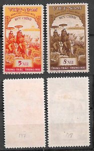 NORTH VIETNAM STAMPS 1959, Sc.#92-93. MLH