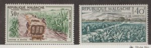 Madagascar - Malagasy Republic Scott #C61-C62 Stamps - Mint NH Set