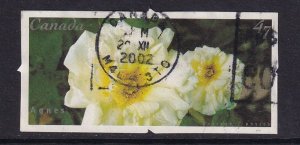 Canada  #1912 used 2001  roses  Agnes  47c