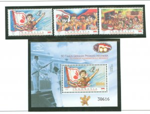 Indonesia #2286-2289 Mint (NH) Souvenir Sheet (Scouts)