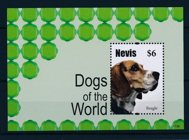 [35308] Nevis 2011 Animals Dogs Beagle MNH Sheet