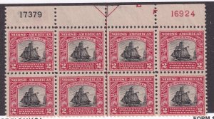 U.S.: Sc #620, 2c Norse-American, PB/8, MNH (F32221)