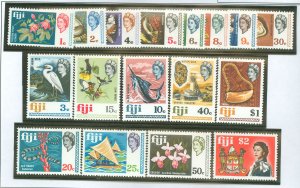 Fiji #260-276 Unused Single (Complete Set)