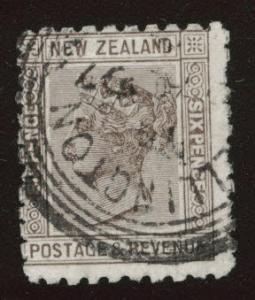 New Zealand Scott 65 Used 1882 issue