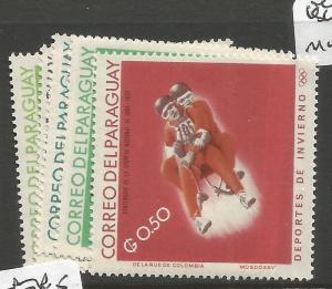 Paraguay Olympics SC 986-90 MOG (1cyp) 