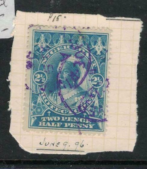 Niger Coast Protectorate SG 54 See Violet Cancel (Forcados River?) VFU (2dvi)