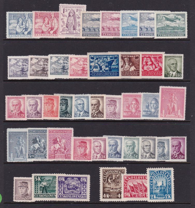 Czechoslovakia a mint collection from around 1940's