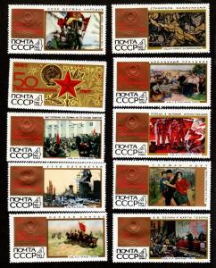 Russia # 3387-3396 Mint!