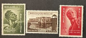 Belgium, 1954, SC B558-B560, MNH, VF, Complete Set