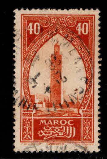 French Morocco Scott 102 Used stamp