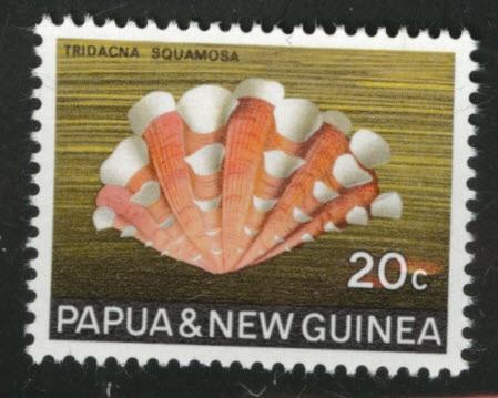 PNG Papua New Guinea Scott 273 MNH**1968 shell stamp