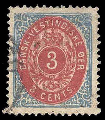 DANISH WEST INDIES 6e  Used (ID # 92297)