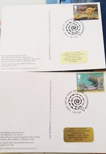 Great Britain 2 Postcard MNH