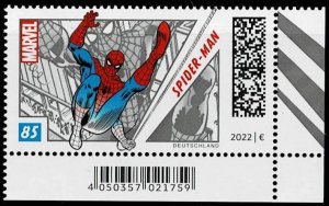 Germany 2022,Sc.#3300 MNH, Heroes of Childhood: Spiderman