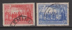 Australia Sc#163-164 Used