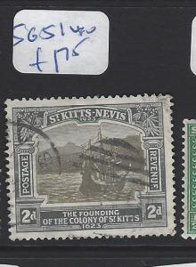 ST KITTS NEVIS  (PP2806B)  CENT BOAT 2D  SG 51   VFU