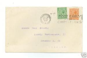 1928 Manchester England Cover to Dresden Germany