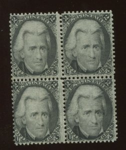 73 Jackson Mint Block of 4 Stamps with PSE Cert (Bz 220)