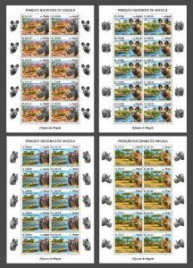 Z08 IMPERF ANG190207c Angola 2019 National Parks MNH ** Postfrisch