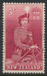 New Zealand SG 735 SC# 300 Used  see details 1953 QE II  Definitive Issue