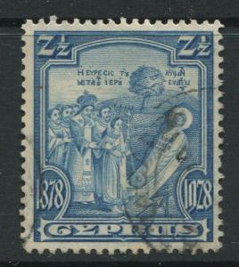 Cyprus - Scott 117 - KGV- Pictorial Definitives-1928 -FU - Single 2.1/2pi Stamp