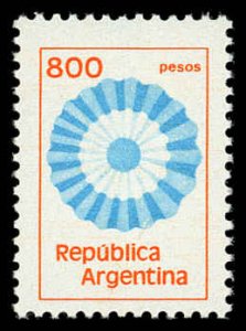 ARGENTINA Sc 1215 F-VF/MNH - 1981 800p  Symbolic Flower