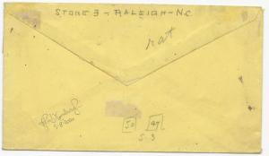 CSA Scott #4 x2 Stone 3 Position 50, 47 Blue Grids Raleigh, NC CDS 30 July 1862