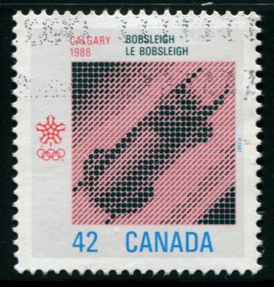 1131  Canada 42c Winter Olympics - Bobsleigh, used