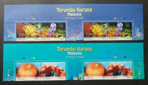 Malaysia Living Corals 2013 Underwater Life Reef Ocean Marine (stamp title) MNH