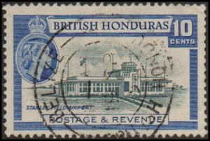 British Honduras 149 - Used - 10c Stanley Field Airport (1953)