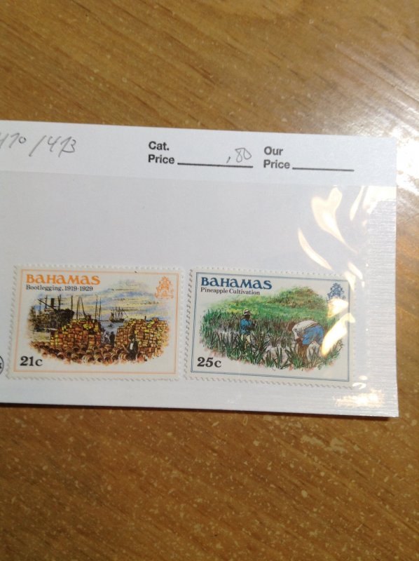 Bahamas  # 470/73  MNH