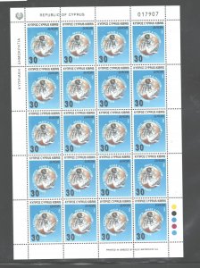 REP. CYPRUS 1995 EUROPE #863-864, MNH;1 SET=$1.05; CHOOSE SET POSITION