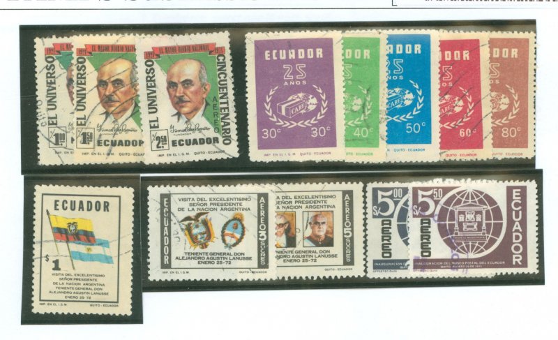 Ecuador #841/C485-C486/ Used Single (Complete Set)