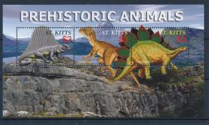 [36034] St. Kitts 2005 Pre Historic Animals Dinosaurs MN Sheet