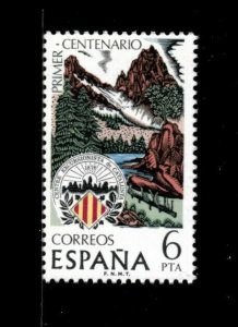 Spain 1976 - Catalunya Excursion Center, 100 Years - Individual - Sc 1932 - MNH