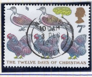 Great Britain   #821 used 1977  Christmas 12 days