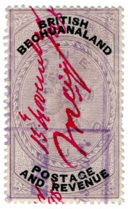 (I.B) British Bechuanaland Revenue : Duty Stamp £1